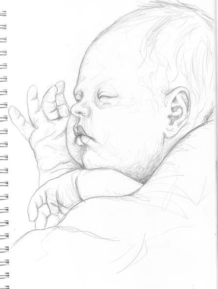 Baby sketch