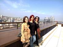 With Iryna Polikarchuk and Sabina Shikilinskaja. Photo by Artsvit Gallery